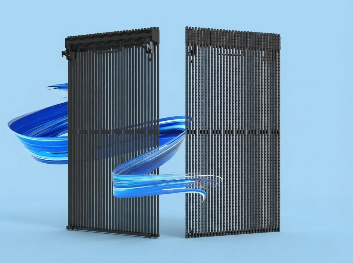 Mesh Transparent Screen Display 1